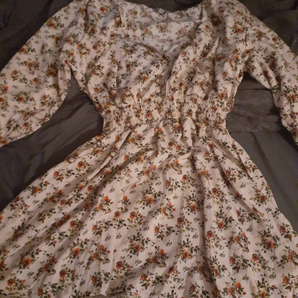 Floral Dress (Plus)